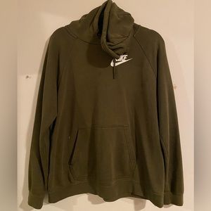 NIKE olive hoodie